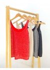 Musculosa de lurex evasé