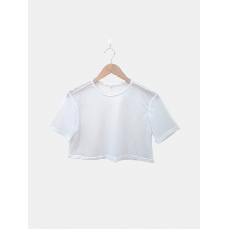 Top de microtul con foil