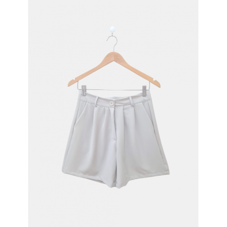 Short sastrero premium con 4 pinzas, pasacintos y bolsillos