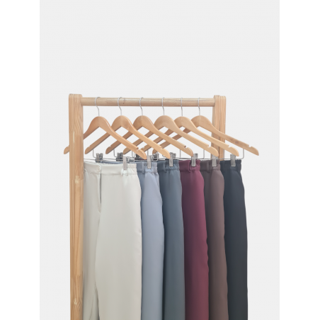 Pantalón sastrero con elástico, pasacintos y bolsillos