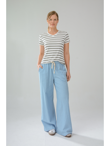 Palazo de denim con...