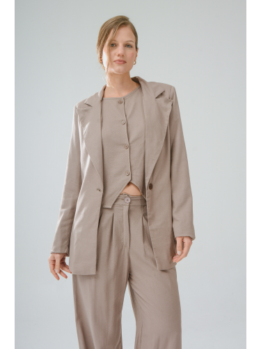 Blazer de lino sastrero...