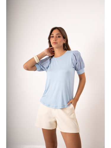 Remera de modal viscosa con...