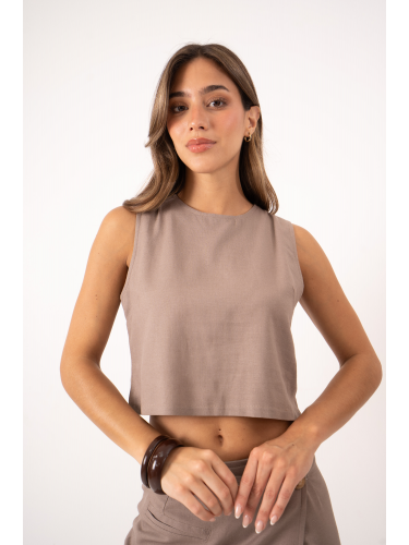 Musculosa de lino sastrero...