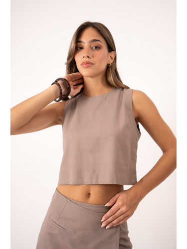 Musculosa de lino sastrero...