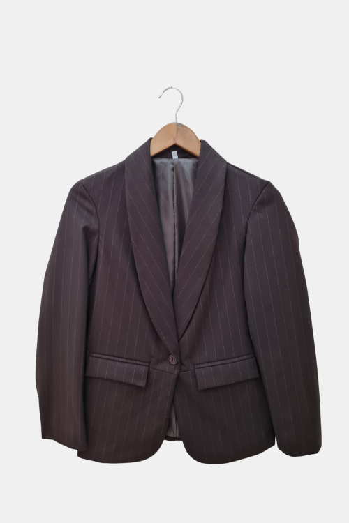 Blazer sastrero diplomático smoking entallado, forrado y bolsillos