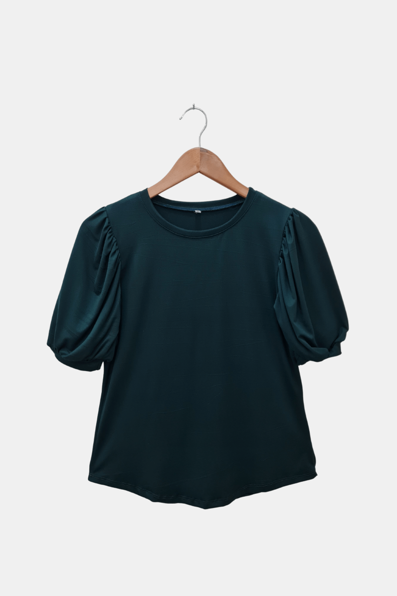 Remera de modal soft manga princesa al codo y puños