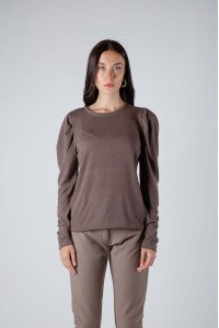 Remera de lanilla manga tabla