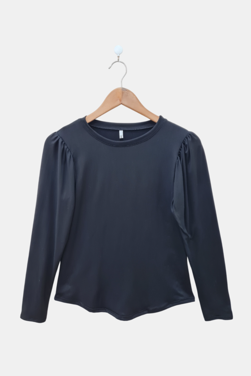 Remera de modal soft manga princesa