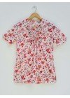Remera Flame con Shabot